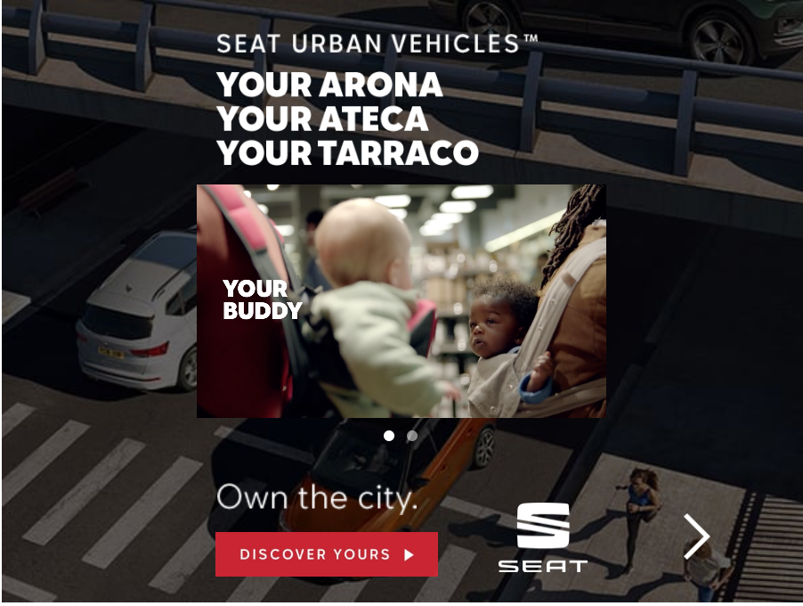 SEAT Tablet Banner