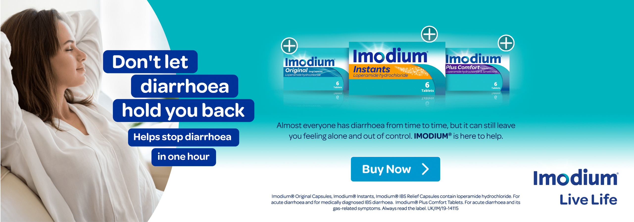 Imodium Desktop Banner